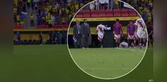 Filtran video de Marcos López derribando el monitor del VAR al finalizar el primer tiempo de Perú vs. Brasil Filtran video de Marcos López derribando el monitor del VAR al finalizar el primer tiempo de Perú vs. Brasil