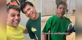 Renzo Schuller quedó en shock al conocer a su doble y usuarios afirman: “El clon está mejor” Renzo Schuller quedó en shock al conocer a su doble y usuarios afirman: “El clon está mejor”