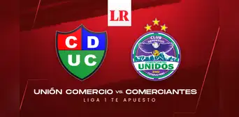 Ver Unión Comercio vs Comerciantes Unidos HOY online GRATIS: mira AQUÍ el partido por el Torneo Clausura 2024