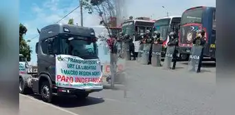Paro nacional de transportistas: gremio de La Libertad anuncia adelanto de protestas para el 22 de octubre Paro nacional de transportistas: gremio de La Libertad anuncia adelanto de protestas para el 22 de octubre
