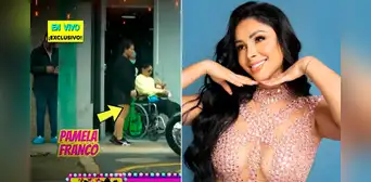 Pamela Franco fue captada en silla de ruedas tras someterse a una liposucción, según ‘Amor y fuego’