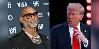 Dave Bautista reafirma su apoyo a Harris e insulta a Trump en TV: "Hace berrinches y actúa como un niño de 5 años" Dave Bautista reafirma su apoyo a Harris e insulta a Trump en TV: "Hace berrinches y actúa como un niño de 5 años"