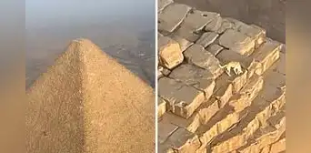 ‘Firulais’ llegó hasta la cima de la pirámide de Giza y sorprende a usuarios: “¿Cómo llegó ahí?”