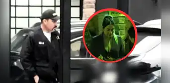 Luis Rodríguez sale DISFRAZADO de guachimán para no ser visto con Pamela López: 'Amor y fuego' REVELA imágenes