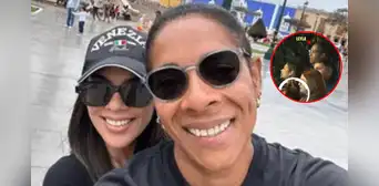 Leyla Chihuán tiene ROMÁNTICO gesto de amor con joven mujer en el concierto de Aventura