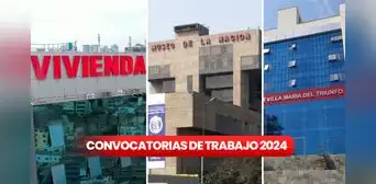 Convocatorias de trabajo del 21 al 27 de octubre en Lima, Arequipa y otras regiones, con sueldos de hasta S/12.000