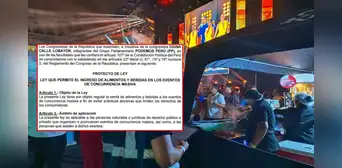 Ingreso libre de alimentos y bebidas a conciertos: ¿qué se sabe de la propuesta presentada en el Congreso? Ingreso libre de alimentos y bebidas a conciertos: ¿qué se sabe de la propuesta presentada en el Congreso?