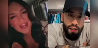 Angie Arizaga "SORPRENDE" a Jota Benz y le hace PECULIAR pedido: "¿No me amas?" Angie Arizaga "SORPRENDE" a Jota Benz y le hace PECULIAR pedido: "¿No me amas?"