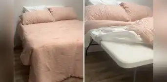 Alquilan departamento por Airbnb y al llegar se llevan una sorpresa: no era una cama
