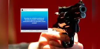 Sicarios y armas en redes sociales: criminales ofrecen sus servicios abiertamente en el Perú