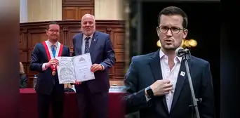 Alejandro Cavero otorga reconocimiento a cineasta español por película que niega genocidio en América Alejandro Cavero otorga reconocimiento a cineasta español por película que niega genocidio en América