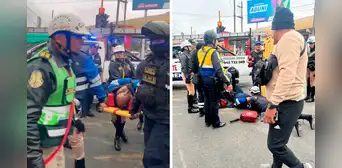San Juan de Lurigancho: atropellan a fiscalizador de la ATU durante operativo de control San Juan de Lurigancho: atropellan a fiscalizador de la ATU durante operativo de control