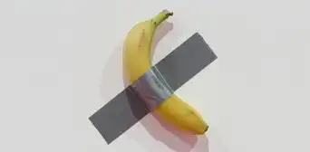 La obra más polémica: Un plátano pegado a la pared se subastará por $1 millón La obra más polémica: Un plátano pegado a la pared se subastará por $1 millón