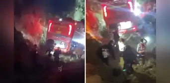La Libertad: al menos 38 heridos tras despiste de bus con trabajadores de minera La Poderosa en Pataz