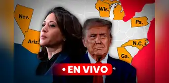 Trump vs. Kamala EN VIVO: ¿quién va ganando las elecciones en los 7 estados clave de EE. UU.? Encuesta OFICIAL