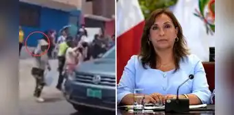 Manifestantes tiran huevos y persiguen a comitiva de Dina Boluarte en Chosica: "Fuera, asesina"