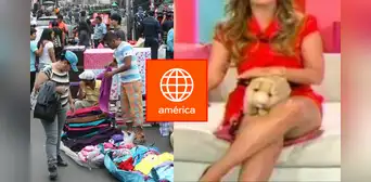 Exconductora de América Televisión fue captada vendiendo disfraces en el Centro de Lima: "Ya no tengo plata"