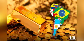 Este país de Sudamérica compite con los mayores productores de oro como China y Rusia: está entre los diez principales a nivel mundial Este país de Sudamérica compite con los mayores productores de oro como China y Rusia: está entre los diez principales a nivel mundial