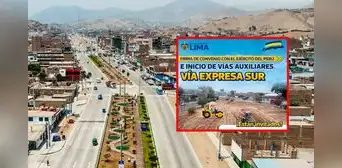 Vía Expresa Sur conectará Carabayllo y San Juan de Lurigancho: Municipalidad de Lima inicia obras pese a conflictos Vía Expresa Sur conectará Carabayllo y San Juan de Lurigancho: Municipalidad de Lima inicia obras pese a conflictos
