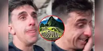 Italiano se emociona hasta las lágrimas al conocer por primera vez Macchu Picchu : "Perú es una maravilla” Italiano se emociona hasta las lágrimas al conocer por primera vez Macchu Picchu : "Perú es una maravilla”