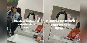 Trabajador de comedor universitario sorprende con disfraz de Jason en Halloween: “Ya se me fue el hambre”