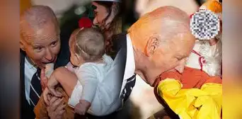 Joe Biden muerde a bebé disfrazado de pollo por Halloween: evento se dio afuera de la Casa Blanca Joe Biden muerde a bebé disfrazado de pollo por Halloween: evento se dio afuera de la Casa Blanca