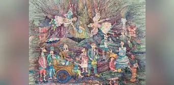 Felipe Coaquira: “Sentí que con el arte textil me podía expresar de una manera distinta, como pintar acuarela, pero con hilo” Felipe Coaquira: “Sentí que con el arte textil me podía expresar de una manera distinta, como pintar acuarela, pero con hilo”