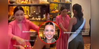 Tatiana Calmell deja sin palabras a la dueña del Miss Universo en su primer encuentro: “Te ves impresionante” Tatiana Calmell deja sin palabras a la dueña del Miss Universo en su primer encuentro: “Te ves impresionante”