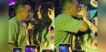 La peculiar REACCIÓN de Pamela Franco tras el beso de Christian Cueva durante presentación La peculiar REACCIÓN de Pamela Franco tras el beso de Christian Cueva durante presentación