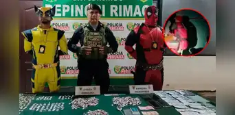 Rímac: policías disfrazados de Wolverine y Deadpool desarticulan clan familiar que vendía drogas Rímac: policías disfrazados de Wolverine y Deadpool desarticulan clan familiar que vendía drogas