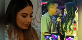¿Qué hacía Pamela López mientras Christian Cueva le robaba beso a Pamela Franco en pleno show? ¿Qué hacía Pamela López mientras Christian Cueva le robaba beso a Pamela Franco en pleno show?