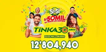 Resultados de La Tinka del domingo 3 de noviembre: conoce los números y la jugada ganadora Resultados de La Tinka del domingo 3 de noviembre: conoce los números y la jugada ganadora