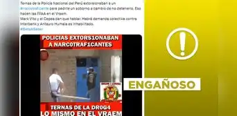 Video de policías del Grupo Terna acusados de extorsión no es actual Video de policías del Grupo Terna acusados de extorsión no es actual