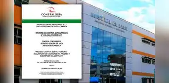 Contraloría advierte presuntas irregularidades en proceso CAS de hospital de Jaén: habían ganado personas que no cumplían requisitos Contraloría advierte presuntas irregularidades en proceso CAS de hospital de Jaén: habían ganado personas que no cumplían requisitos