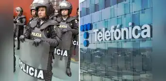 Telefónica dejó de ser proveedor de internet de la Policía por sanción que impide renovación de contrato