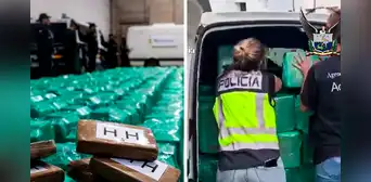 Interceptan más de 13 toneladas de cocaína enviada desde Ecuador en España: el mayor alijo de droga hallado en el país Interceptan más de 13 toneladas de cocaína enviada desde Ecuador en España: el mayor alijo de droga hallado en el país