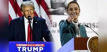 Claudia Shenbaium habló con Donald Trump tras ganar las elecciones de EE. UU: "Habrá una buena relación con México"