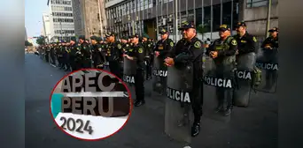 Anuncian gran contingencia policial por aire y tierra durante APEC 2024 ante inminentes protestas Anuncian gran contingencia policial por aire y tierra durante APEC 2024 ante inminentes protestas