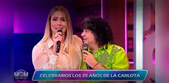 Laura Huarcayo volvió a la televisión y llora al darle una conmovedora sorpresa a Carlos Vílchez