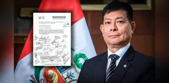 Presentan moción de interpelación contra el ministro de Justicia, Eduardo Melchor, por ineficiencia en el cargo Presentan moción de interpelación contra el ministro de Justicia, Eduardo Melchor, por ineficiencia en el cargo