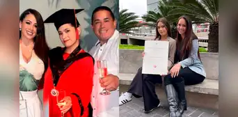 Hija de Melissa Klug recibe su título como abogada y empresaria tiene emotiva reacción: “Ya tengo quien me defienda”