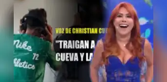 Magaly Medina se burla al ver a Christian Cueva como cantante: "¿Será que ningún equipo apostará por él?" Magaly Medina se burla al ver a Christian Cueva como cantante: "¿Será que ningún equipo apostará por él?"
