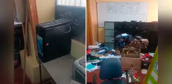 Delincuentes roban computadoras en colegio público de VMT: lleva más de 13 años en construcción Delincuentes roban computadoras en colegio público de VMT: lleva más de 13 años en construcción