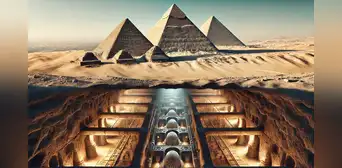 Arqueólogos revelan para qué sirvió el túnel subterráneo que une las 30 pirámides de Egipto Arqueólogos revelan para qué sirvió el túnel subterráneo que une las 30 pirámides de Egipto