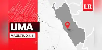 Temblor de magnitud 4,1 remeció Lima hoy, según IGP Temblor de magnitud 4,1 remeció Lima hoy, según IGP