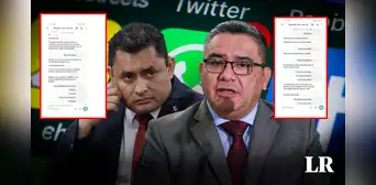 Nuevos chats entre el ministro Juan Santiváñez y Junior Izquierdo: "Se meten con mi familia y los c***" Nuevos chats entre el ministro Juan Santiváñez y Junior Izquierdo: "Se meten con mi familia y los c***"