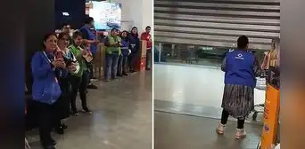 Trabajadores hacen cuenta regresiva para recibir clientes, pero nadie aparece: "Parece una escena de ‘The Office’"