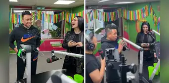 Pamela Franco y Christian Cueva protagonizan romántico momento EN VIVO: “Hasta el fin del mundo te seguiré”
