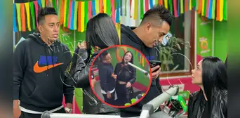 ¿Lo volvió a rechazar? Christian Cueva y Pamela Franco recrean beso robado y la cantante tiene inesperada reacción
