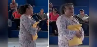 Mujer postula como profesora de inglés y deja al jurado sin palabras: "I am diploma, student" Mujer postula como profesora de inglés y deja al jurado sin palabras: "I am diploma, student"